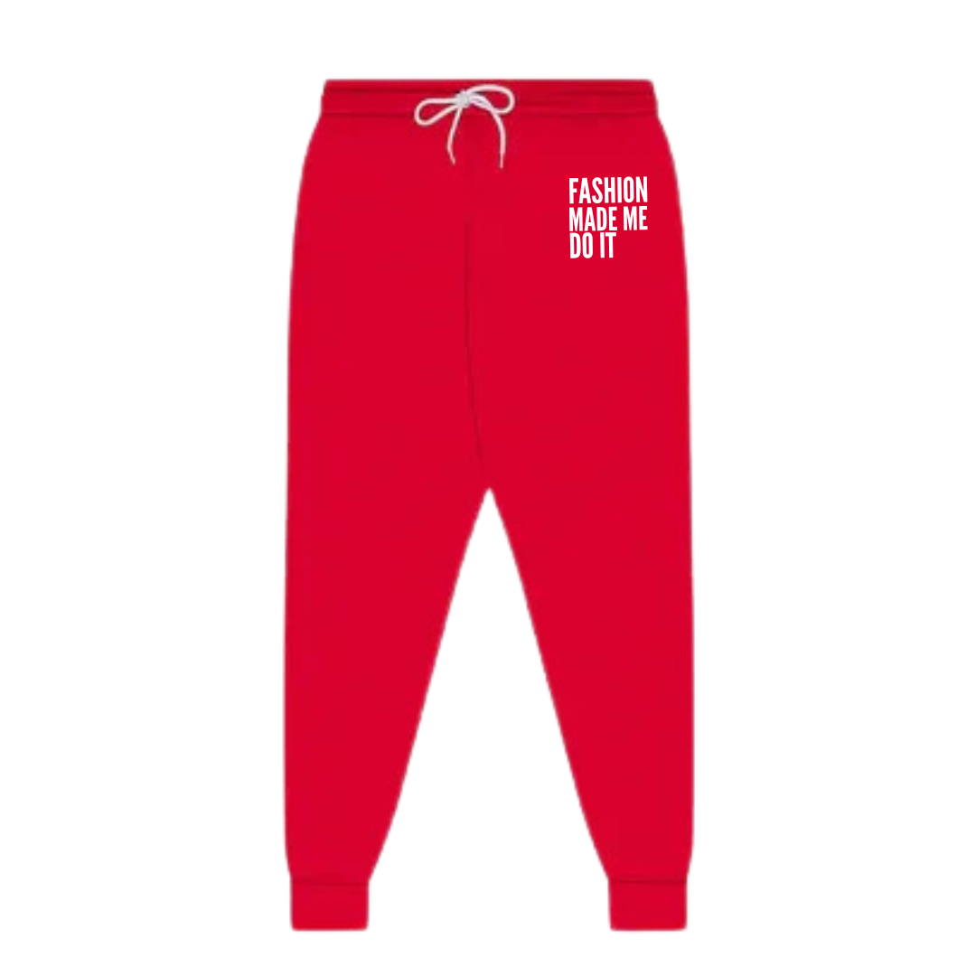 Fall Basics: Joggers RED